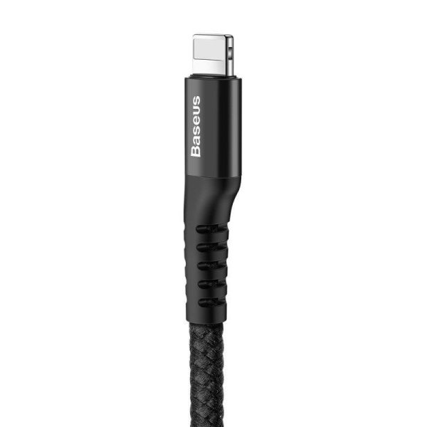 Baseus Spring-loaded cable Lightning 1m 2A (black)