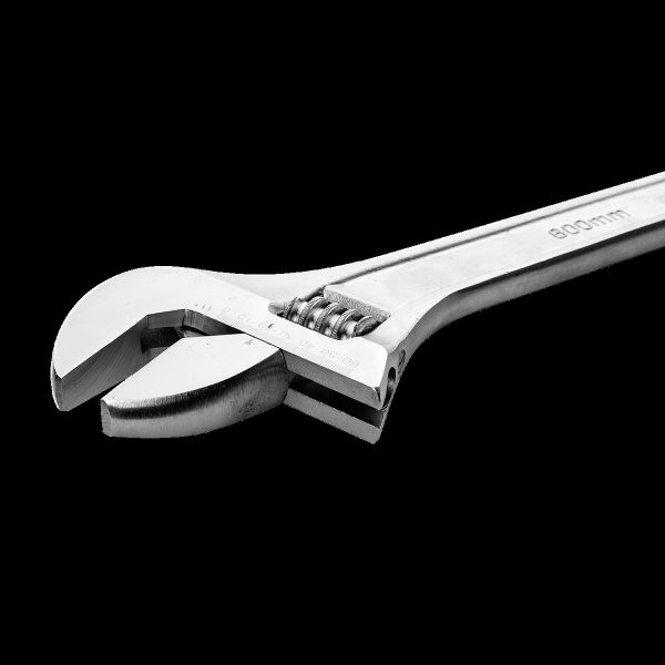 Deli Tools EDL024A Adjustable 24" Spanner (Silver)