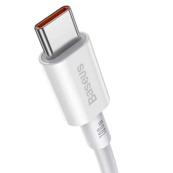 Baseus Superior Series USB-C to USB-C Cable, 100W, 1m (White)