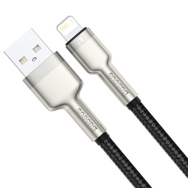 Baseus Cafule USB Cable for Lightning, 2.4A, 0.25m (Black)