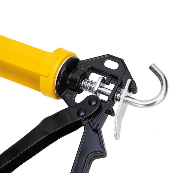 Deli Tools EDL2370 230mm Caulking Gun (Yellow)