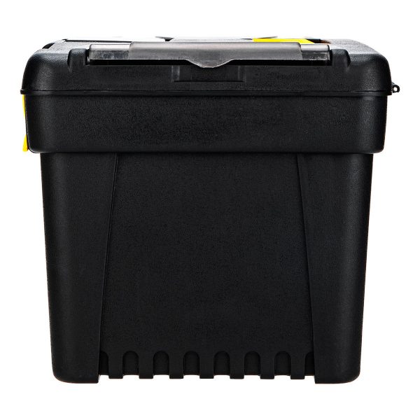 15-inch Yellow Plastic Tool Box with EDL432417 Deli Tools