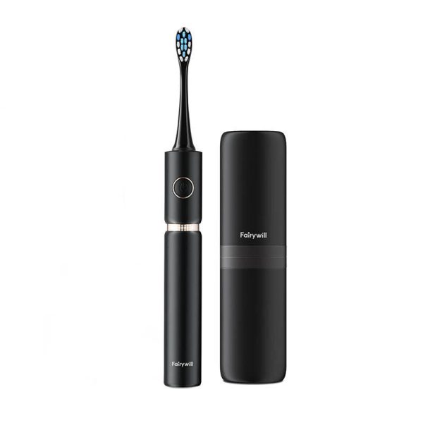 FairyWill FW-P11 Sonic Toothbrush with Headset and Case (Black)