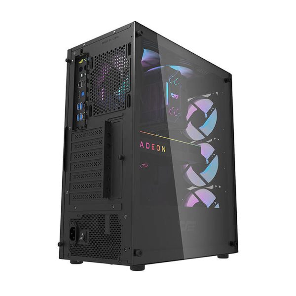 Darkflash DK352 Plus Computer Case with 4 Fans (Black)