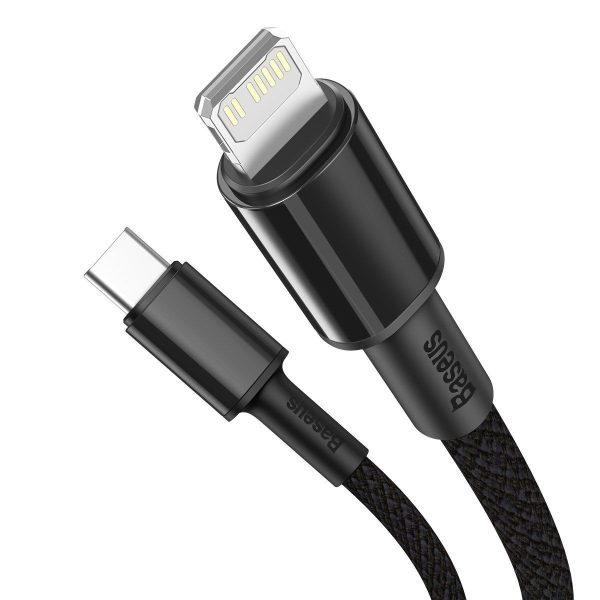 Baseus High Density Braided Cable Type-C to Lightning, PD,  20W, 1m (Black)