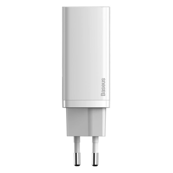 Quick Travel Charger Baseus GaN2 Lite USB+C 65W EU (white)