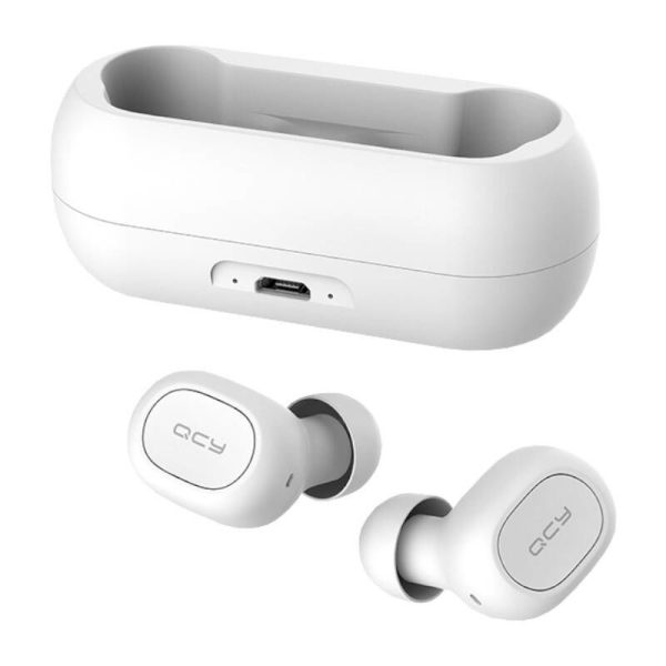 Wireless Earphones TWS QCY T1C Bluetooth V5.0 (white)