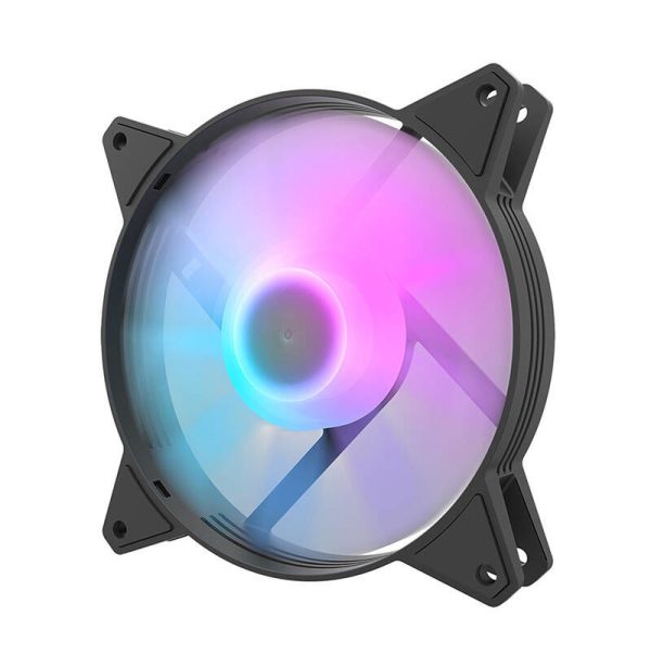 Computer Fan Set Darkflash C6,  RGB, 3in1 120x120 (black)