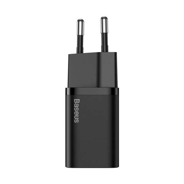 Baseus Super Si Quick Charger 1C 25W with USB-C cable for USB-C 1m (black)