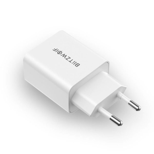 Wall Charger Blitzwolf BW-S20, USB, USB-C, 20W (white)