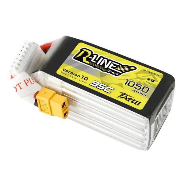 Battery Tattu R-Line 1050mAh 22.2V 95C 6S1P XT60