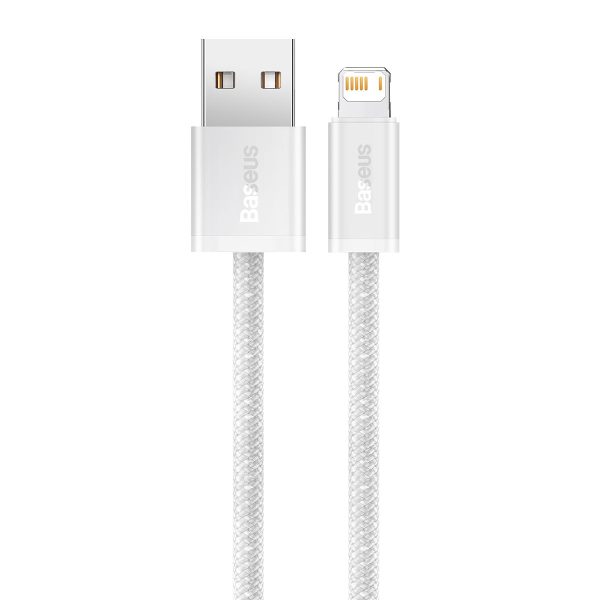 Baseus Dynamic cable USB to Lightning, 2.4A, 2m (White)