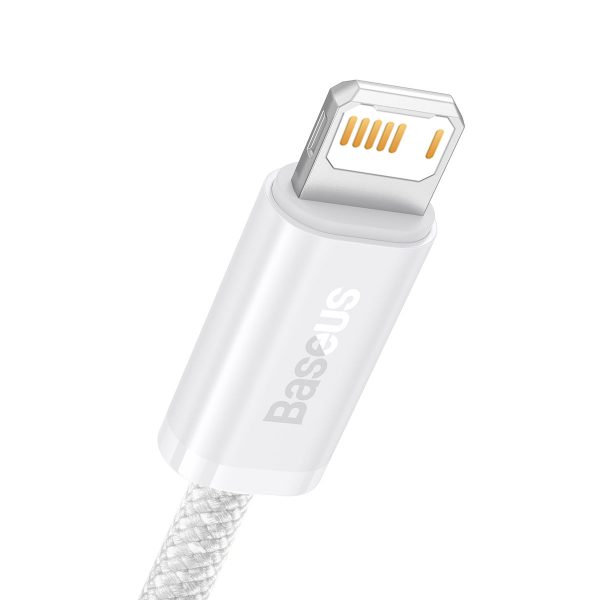 Baseus Dynamic cable USB to Lightning, 2.4A, 1m (White)