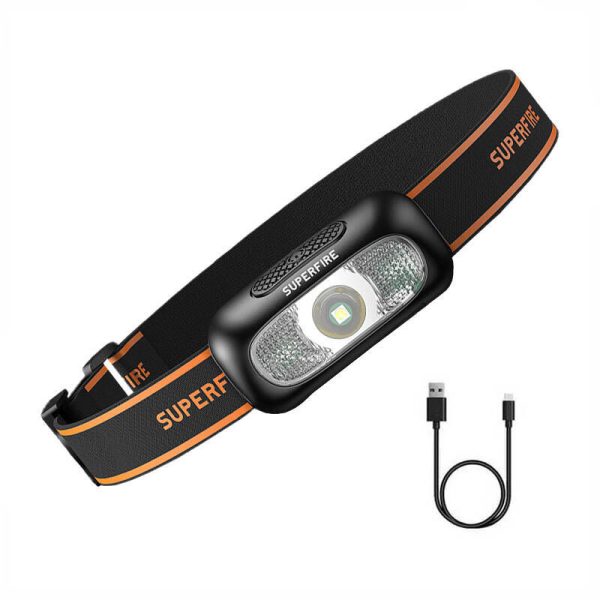 Headlight Superfire HL05-D, 110lm, USB