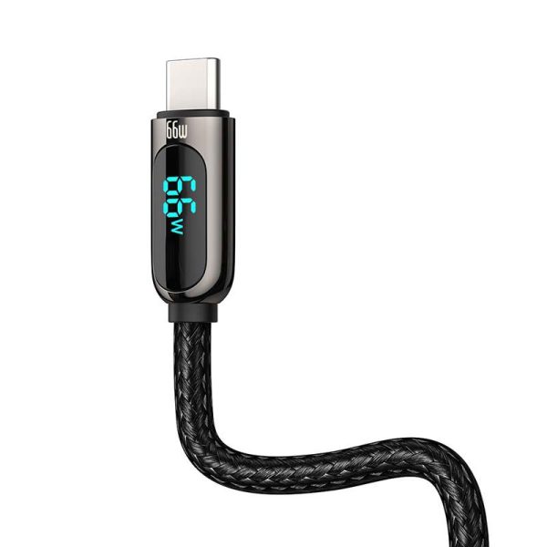 Baseus Display Cable USB to Type-C, 66W, 1m (black)