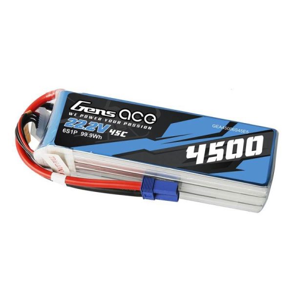 Battery Gens Ace 4500mAh 22.2V 45C 6S1P