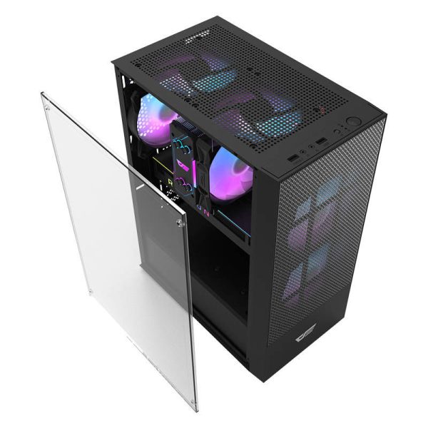 Computer case Darkflash A290 + 3 fans (black)