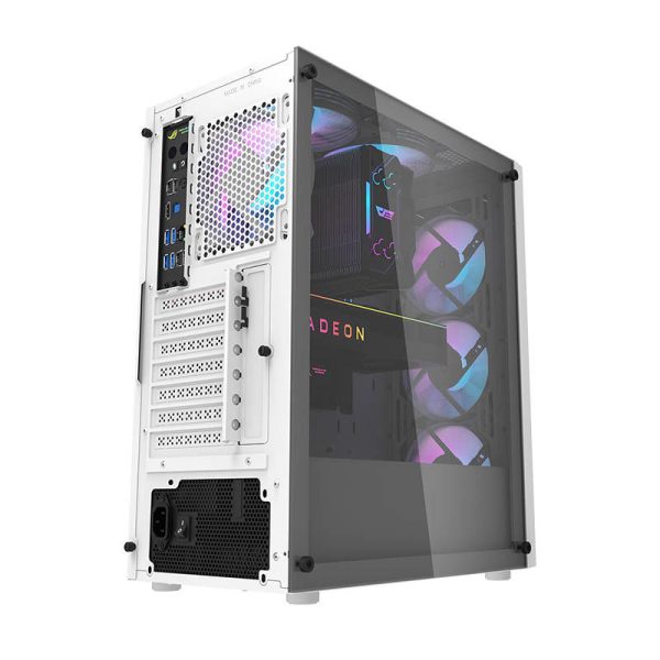 Computer case Darkflash DK351+ 4 fans (white)