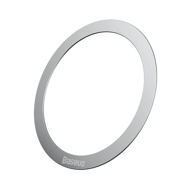 Baseus Halo Magnetic Ring for phones, , MagSafe (Silver)