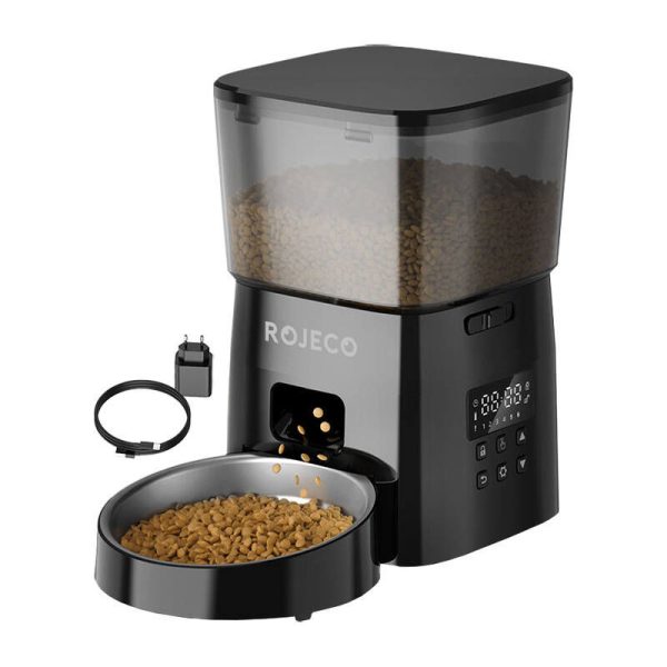 Rojeco 2L Automatic Pet Feeder Button Version