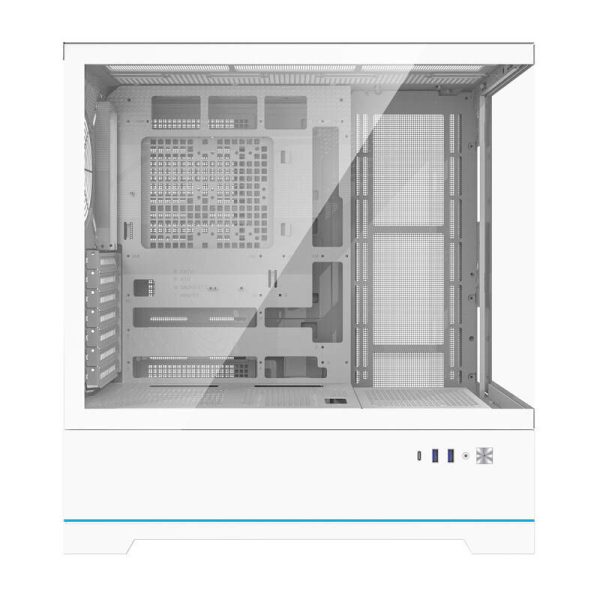 Darkflash DY451 computer case without fans (white)