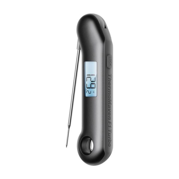 ThermoMaven F1 Turbo Black handheld thermometer