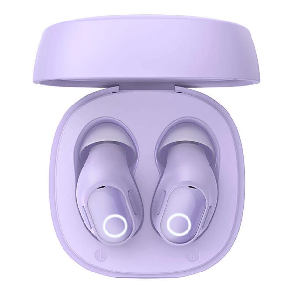 Wireless headphones Baseus Bowie WM02 TWS, Bluetooth 5.0 (Violet) OS