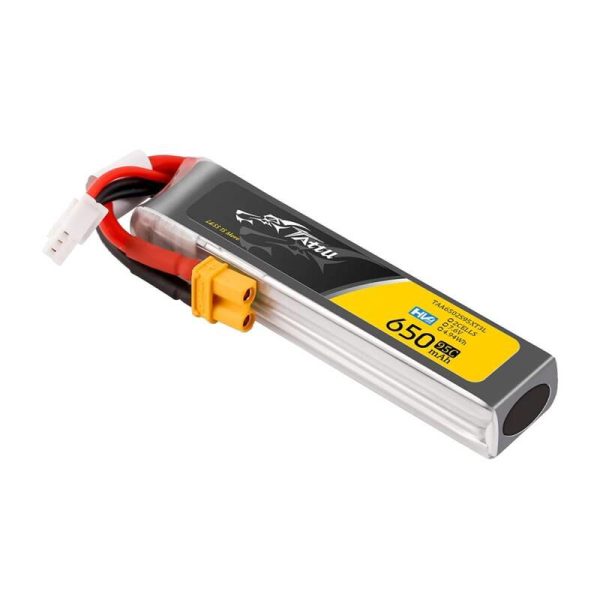 Accumulator Lipo Tattu 2s 650mAh 95C 7.6V HV z XT30 Long-Pack