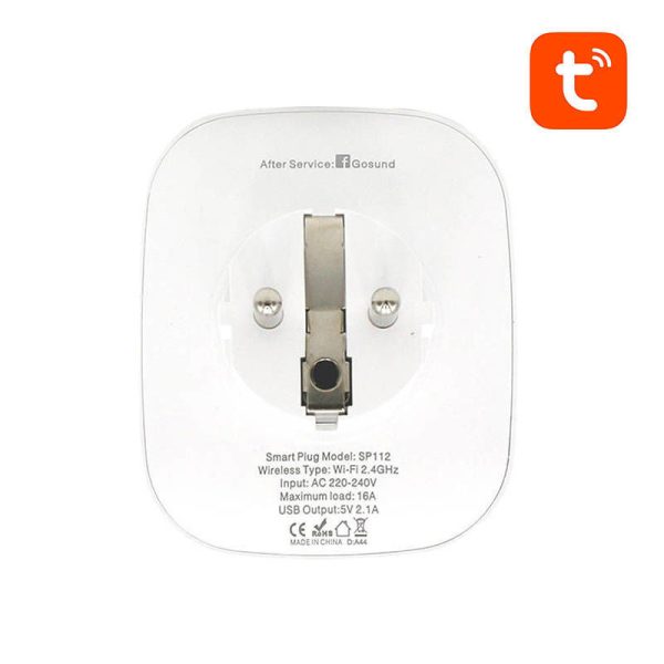 Slimme Stekker WiFi Gosund SP112 2xUSB, Tuya