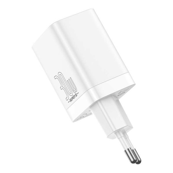 Baseus Super Si Pro 30W Quick Charge USB + USB-C (White)