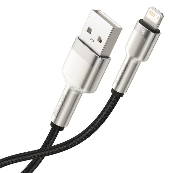 Baseus Cafule USB Cable for Lightning, 2.4A, 0.25m (Black)