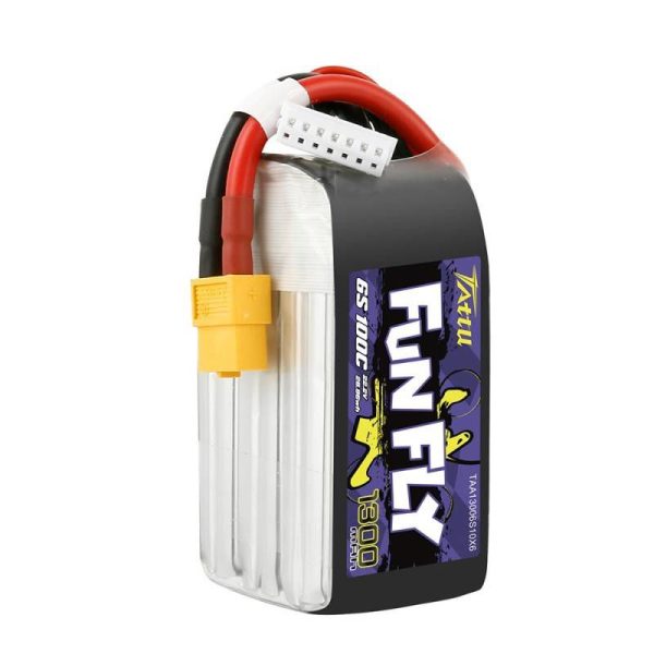 Tattu Funfly 1300mAh 22.2V 100C 6S1P XT60 LiPo Battery