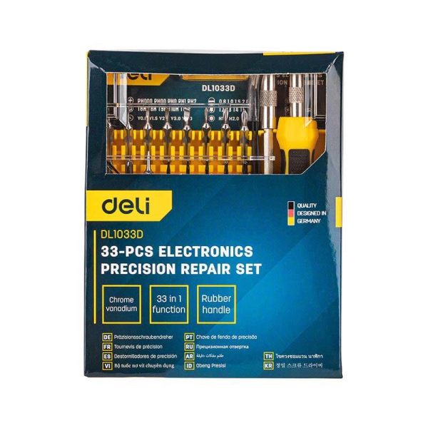 Deli Tools EDL1033D Precision 33-Piece Screwdriver Set