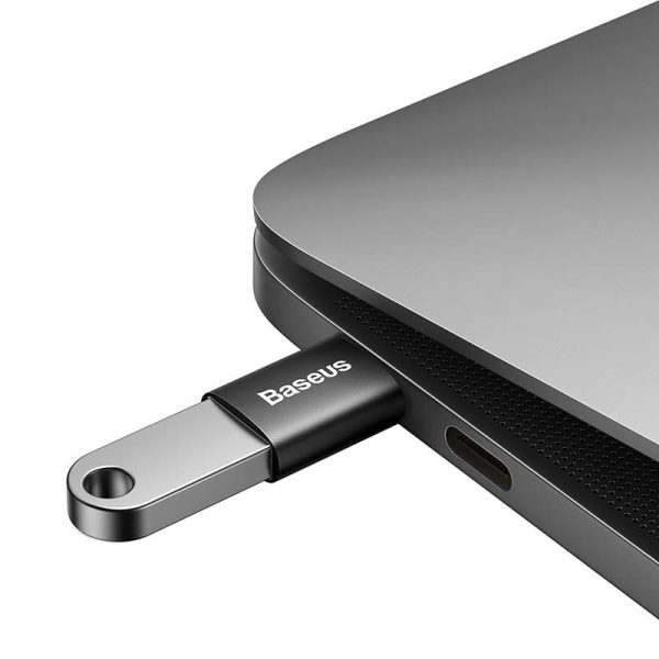 Baseus Ingenuity USB Type-C to USB Type-A Adapter with On-The-Go Functionality (Black)