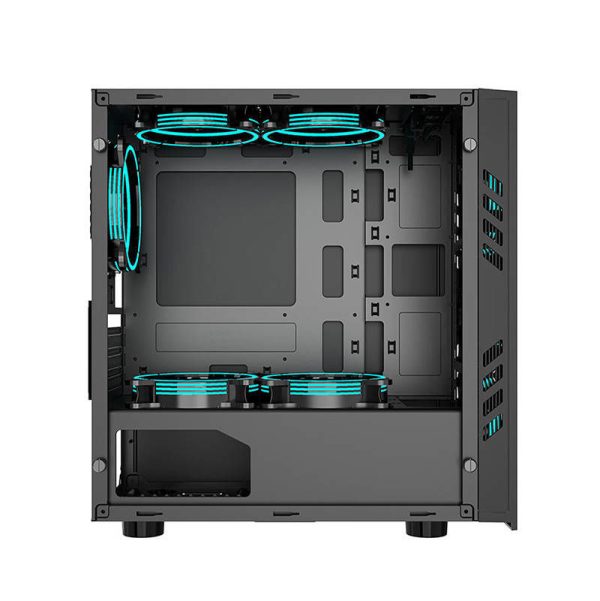 Aigo Black Technology Mini Micro-ATX Computer Case (Black)