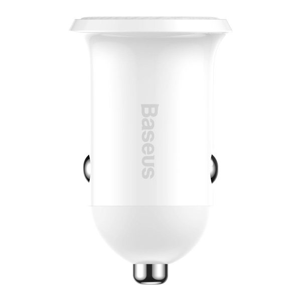 Baseus Grain Pro Car Charger 2x USB 4.8A (white)