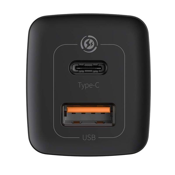 Quick Travel Charger Baseus GaN2 Lite USB+C 65W EU (black)