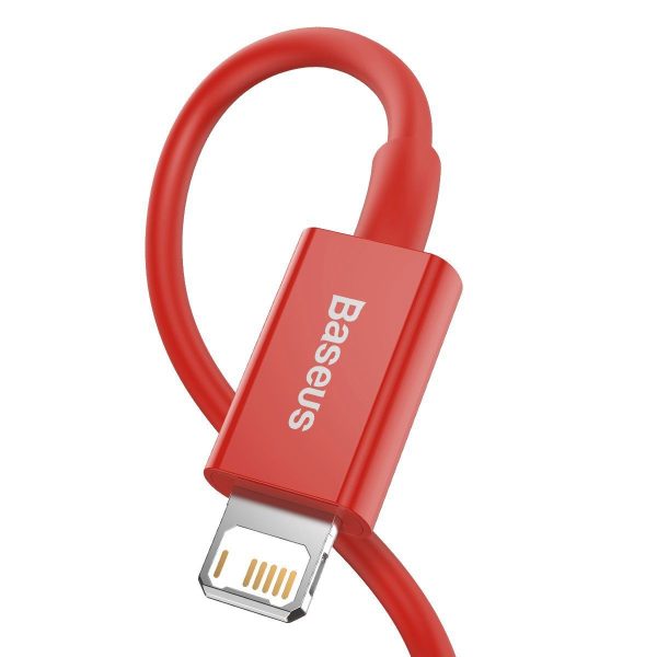 Baseus Superior Series Cable USB to iP 2.4A 1m (red)