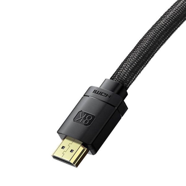 Baseus High Definition Series HDMI 2.1 cable, 8K 60Hz, 3D, HDR, 48Gbps, 1m (black)