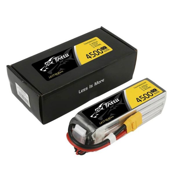 Tattu 4500mAh 22.2V 25C 6S1P XT90 battery