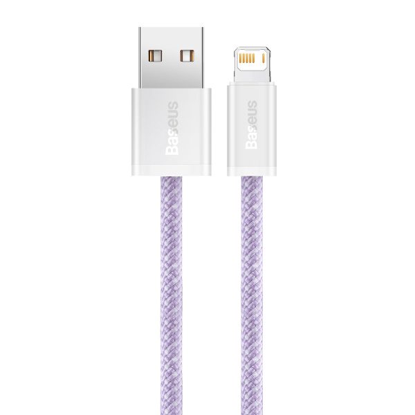 Baseus Dynamic cable USB to Lightning, 2.4A, 1m (purple)