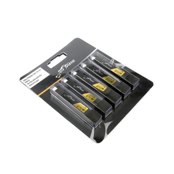 Battery Tattu LiPo 270mAh 3.8V 75C 1S1P JST-PHR 2.0 (5pcs)