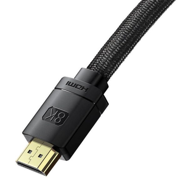 HDMI to HDMI Baseus High Definition cable 0.5m, 8K (black)