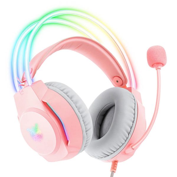 Gaming headphones ONIKUMA X26 Pink