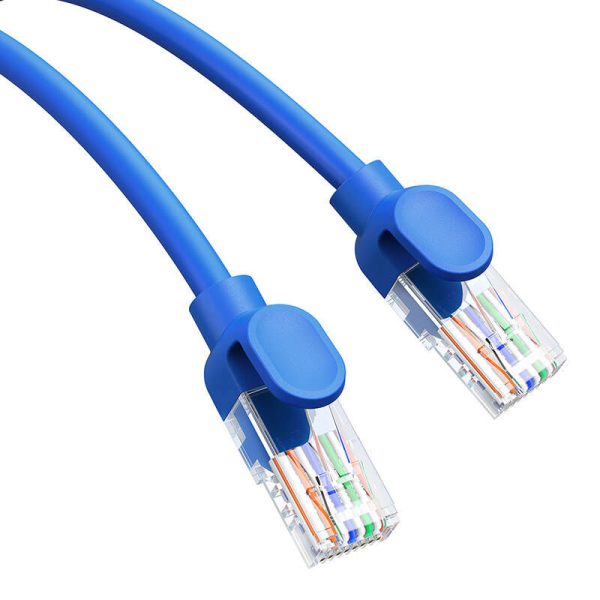 Round Cable Baseus Ethernet RJ45, Cat.6, 5m (blue)