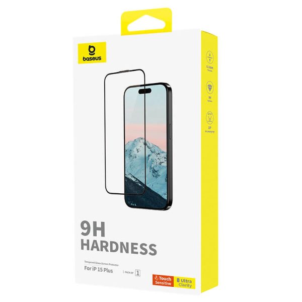 Diamond Tempered Glass Baseus 0.3mm for iPhone 15Plus