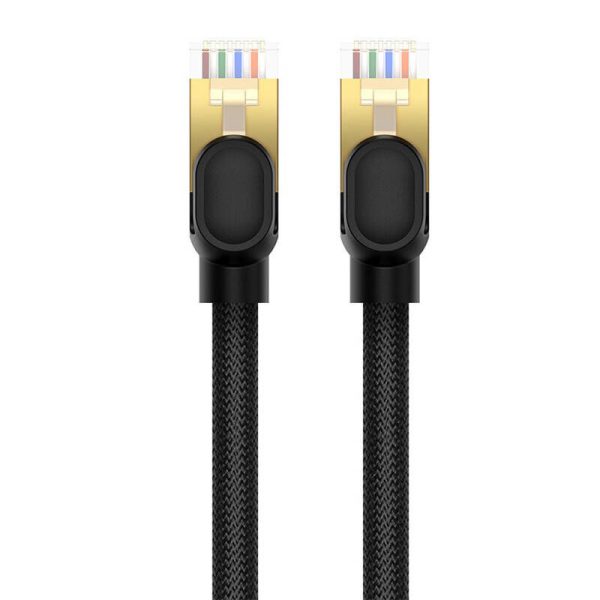 Network cable cat.8 Baseus Ethernet RJ45, 40Gbps, 1,5m (black)