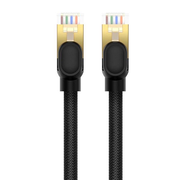 Network cable cat.8 Baseus Ethernet RJ45, 40Gbps, 3m (black)