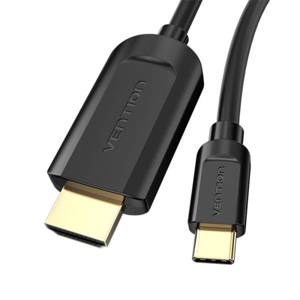 Cable USB-C to HDMI 1.4 Vention CGUBG 4K 30Hz 1,5m (black)