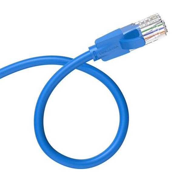 Network Cable UTP CAT6 Vention IBELG RJ45 Ethernet 1000Mbps 1.5m Blue